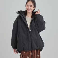 【あったか撥水フード取り外し可能】中綿モンスターコート