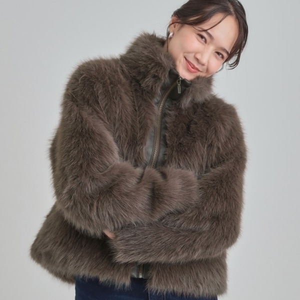 キューティーブロンド（Cutie Blonde）/フェイクファーブルゾン フェイクファーブルゾン | キューティーブロンド(Cutie Blonde