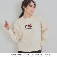 【HELLO KITTY コラボ】スウェットライクニット