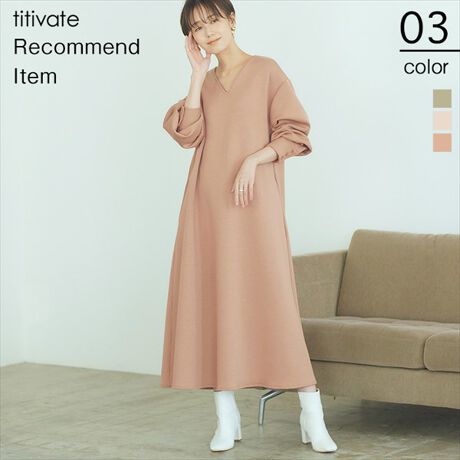 Vﾈｯｸﾌﾚｱﾜﾝﾋﾟｰｽ ティティベイト Titivate ファッション通販 マルイウェブチャネル Cb001 691 60 01