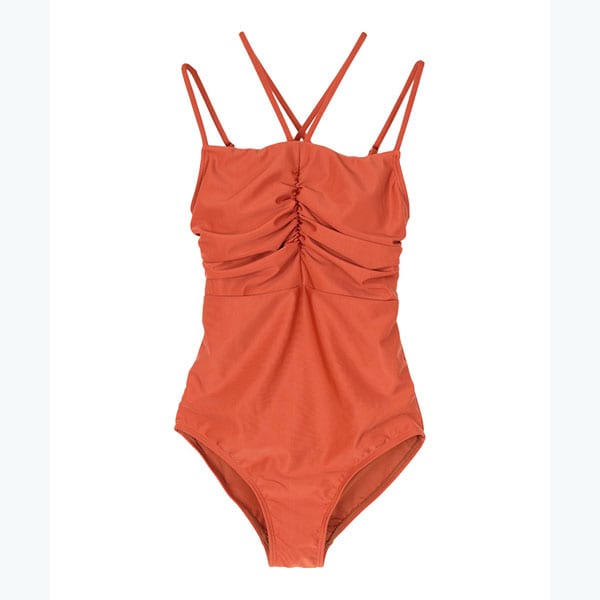 【Valentino】Vロゴ リボンベルト ドット ワンピース 水着 フロントVデザインギャザーワンピース/水着【SEADRESS