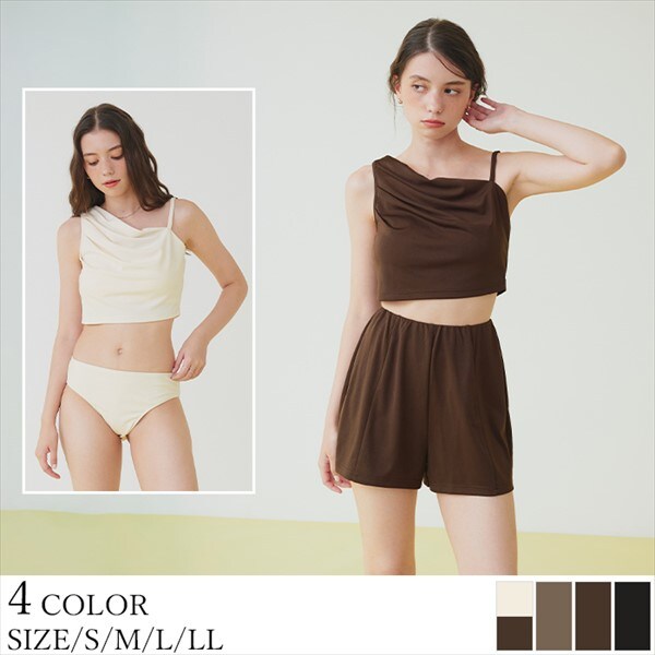 SEA DRESS】ｼｮｰﾄﾊﾟﾝﾂ付ﾀｯｸﾋﾞｷﾆ/ｾｯﾄ水着 | ティティベイト