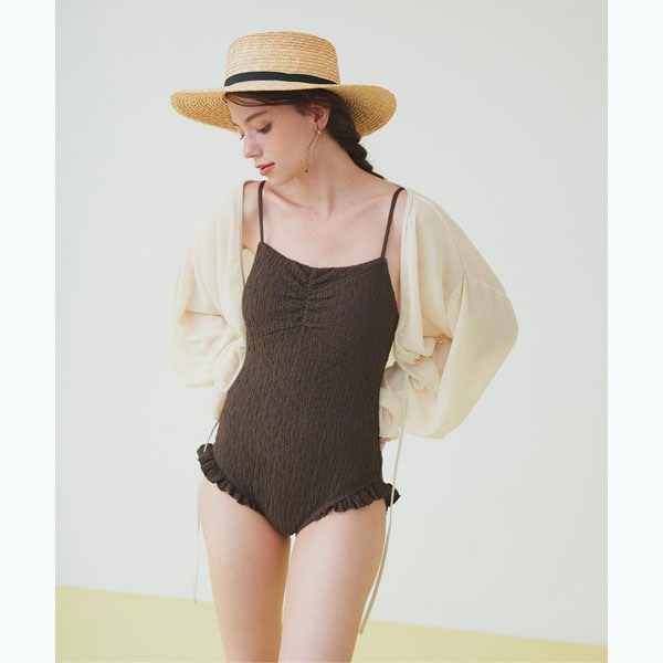 SEA DRESS】ｶｯﾌﾟ付半袖Tｼｬﾂ×ｼｮｰﾄﾊﾟﾝﾂ/ｾｯﾄ水着 | ティティベイト