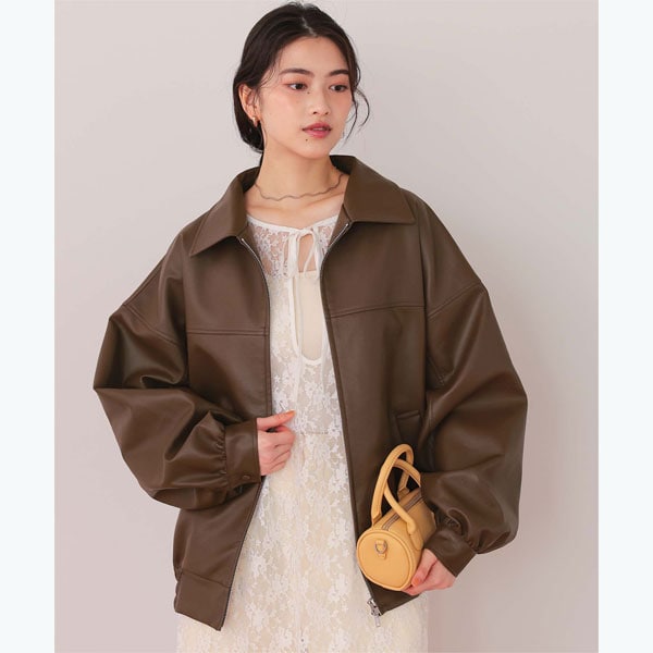 sheller シェリエ ノーカラーライダースジャケット ❤*︎様 sheller ノーカラーライダースジャケット ❤*︎様 sheller