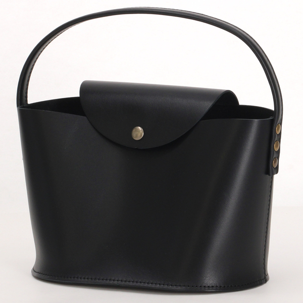 Ag+LEATHER BLACK&WHITE 抗菌OVAL BAG | タイドウェイ(TIDEWAY