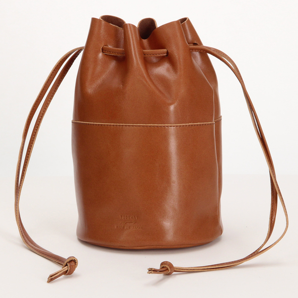 LIGHT LEATHER 巾着 BAG/TYP/M | タイドウェイ(TIDEWAY) | T2794