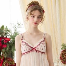 【ルビー】 カップ付マキシワンピース