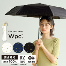 Wpc.(WPC)の【Wpc.】日傘 遮光リムスター ミニ 50cm 完全遮光 晴雨兼用 レディース 折り畳み傘