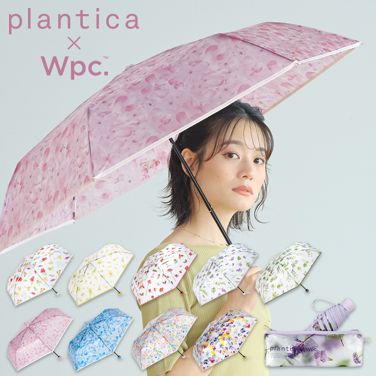 Wpc.】雨傘 [plantica×Wpc.]フラワーアンブレラプラスティック ミニ