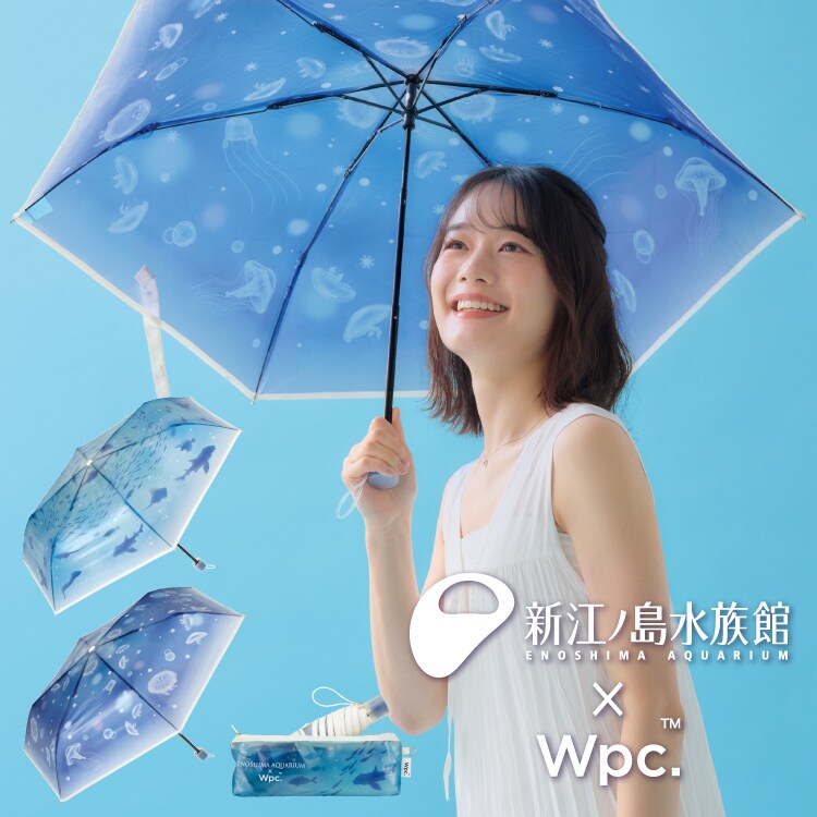 Wpc.】えのすい×Wpc. アンブレラ ミニ 50cm ビニール傘 レディース 傘
