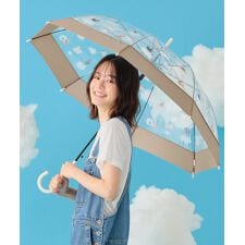 【Wpc.】［ビニール傘］飛行犬×Wpc. 空飛ぶワンブレラ 61cm 大きい 傘 ジャンプ傘 長傘