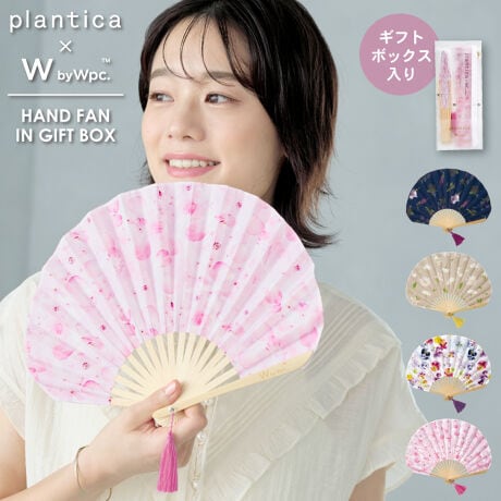 Wpc.】[plantica×Wpc.]ギフトボックス入りフラワー扇子 レディース プレゼント Wpc.(WPC) マルイウェブチャネル