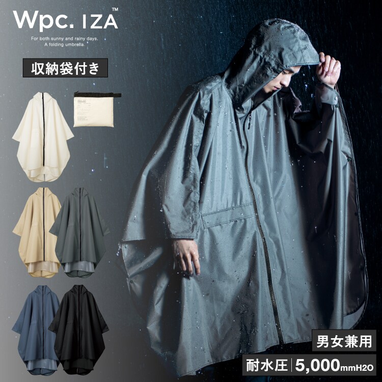 Wpc.】レインウェア IZA レインブレーカーポンチョ メンズ レディース 