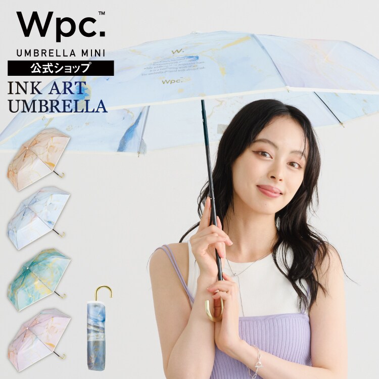 Wpc.】［ビニール傘］インクアートアンブレラ ミニ 軽量 傘 レディース