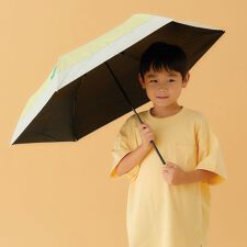 【Wpc.】日傘 遮光切り継ぎキッズ ミニ 完全遮光 遮熱 晴雨兼用 子供用 折りたたみ傘