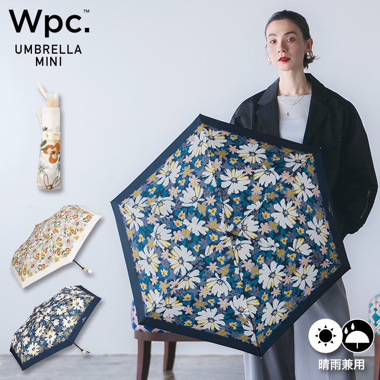 Wpc.】 雨傘 ブルーミングフラワー ミニ 軽量 晴雨兼用 傘 レディース 折りたたみ傘 | Wpc.(WPC) | マルイウェブチャネル