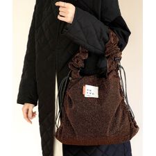 【Wpc.】バッグ ONDOO シャーリングドロストトートバッグ 内ポケット付き レディース