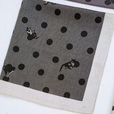【Wpc.】沖昌之×Wpc. Patterns 大判ハンカチ 猫 おしゃれ 可愛い レディース