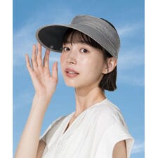 【Wpc.】帽子 UVO（ウーボ）UV4wayサンバイザー ハット 遮光 UVカット フェイスカバー