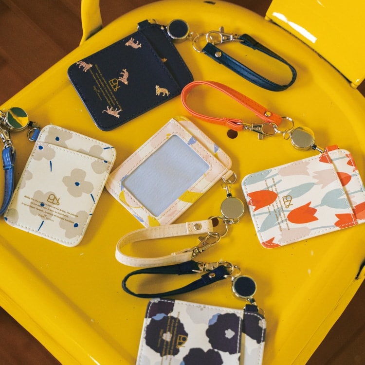 Wpc.】ポーチ付きスマホストラップ 多機能 首掛け カードケース リング