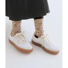 【Wpc.】Tabio×Wpc. Patterns フロートメリーフラワーロークルー 靴下 くつした