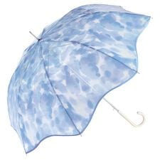 【Wpc.】ビニール傘 フラワーベースアンブレラ 61cm ジャンプ傘 長傘 レディース