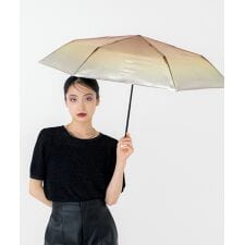 【Wpc.】ビニール傘 シルバーグラデーションアンブレラ ミニ 傘 レディース 雨傘 折りたたみ傘