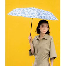 【Wpc.】日傘 遮光ニュアンスフラワー ミニ 軽量 完全遮光 遮熱 晴雨兼用 折りたたみ傘