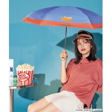 【Wpc.】日傘 パペットスンスン×Wpc. 遮光日傘 フルーツ／ポップコーン／チーズ 折りたたみ傘