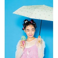 【Wpc.】日傘 サーティワン アイスクリーム×Wpc. 遮光アイスクリームパターン ミニ