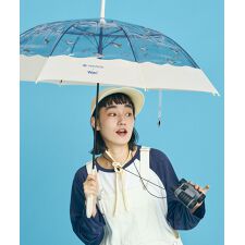 【Wpc.】ビニール傘 すみだ水族館×Wpc. スイミングペンギンアンブレラ 60cm 傘 長傘