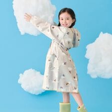 【Wpc.】飛行犬×Wpc. KIDS 空飛ぶレインコート 女の子 男の子 レインウェア