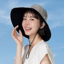 【Wpc.】帽子 UVO(ウーボ) UVつば広ハット 遮光 UVカット つば前後長め あご紐付き