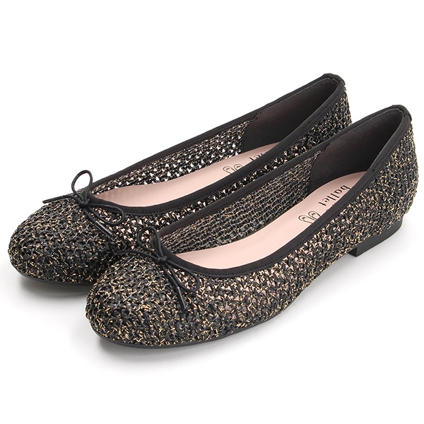 Launa lea ballet パナマラウンドトゥバレエシューズ★極美品 パナマラウンドトゥバレエシューズ(B1603A) | ラウナレア(Launa lea