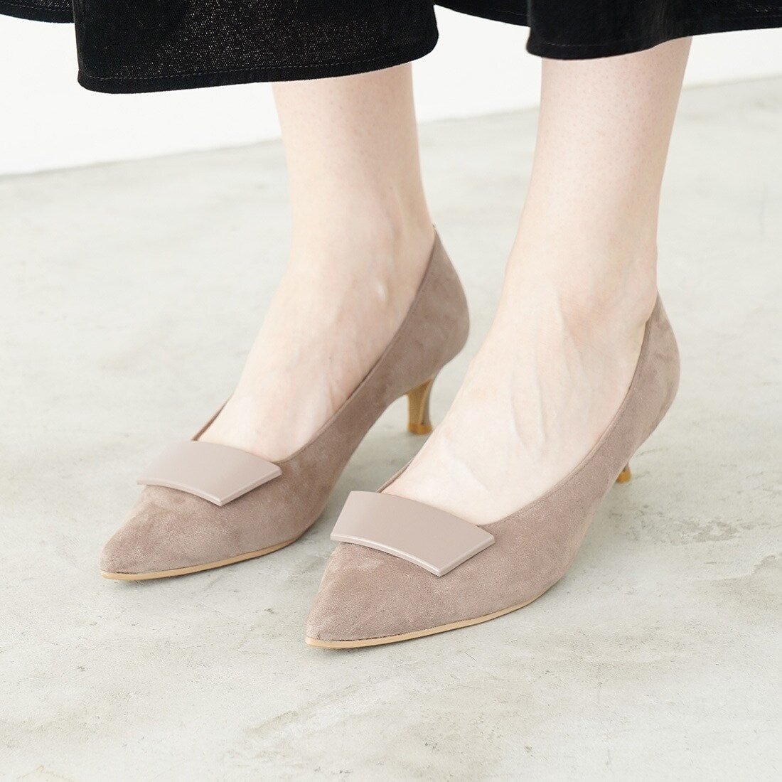 25秋冬新色】【お呼ばれ・結婚式にも】ビジューポインテッドトゥ