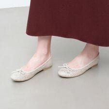 ラウナレア(Launa lea)の【25秋冬新作】ラウンドトゥチュールバレエ(B1612A)