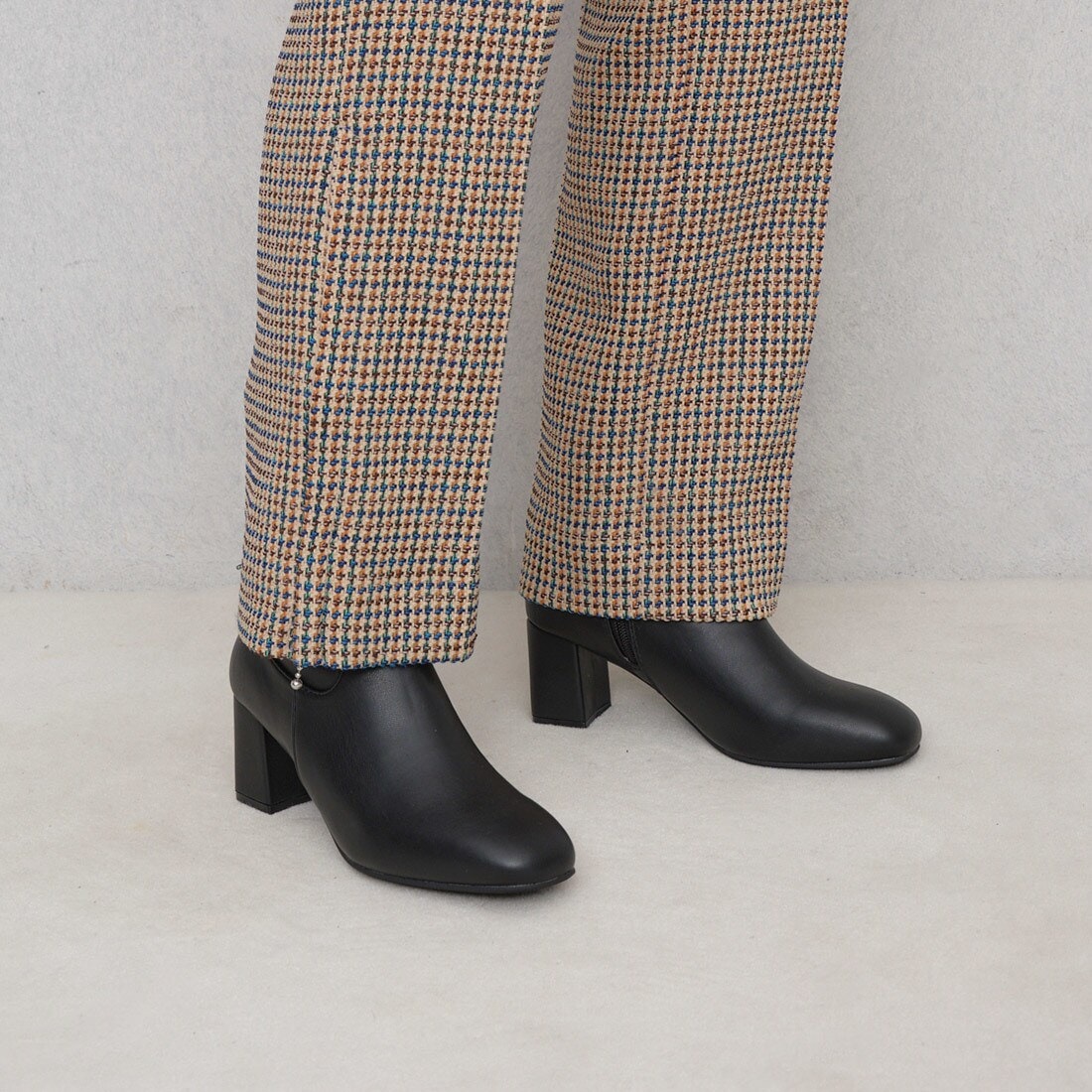 25秋冬】ニットソックス厚底ブーツ(S159) | ラウナレア(Launa lea