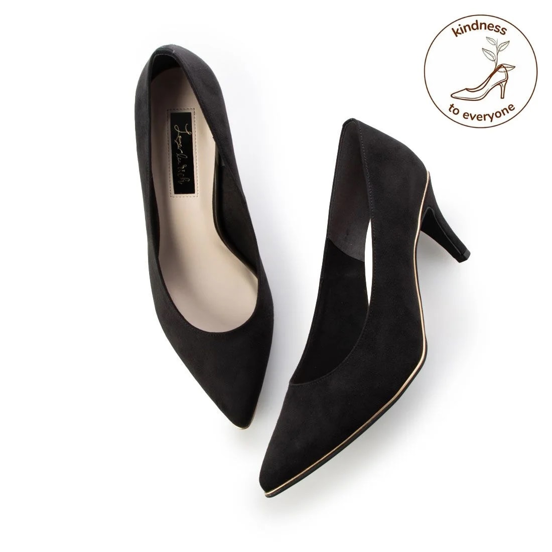 25秋冬新色】きれいシルエット☆ ゴールドラインパンプス(80009,80009E