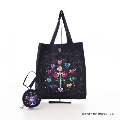 美少女戦士セーラームーン Anna Sui ポーチ付きエコバッグ ローズ柄 アナ スイ Anna Sui ファッション通販 マルイウェブチャネル 美少女戦士セーラームーン Anna Sui ポーチ付きエコバッグ ローズ柄 アナ スイ Anna Sui ファッション通販 マルイウェブチャネル