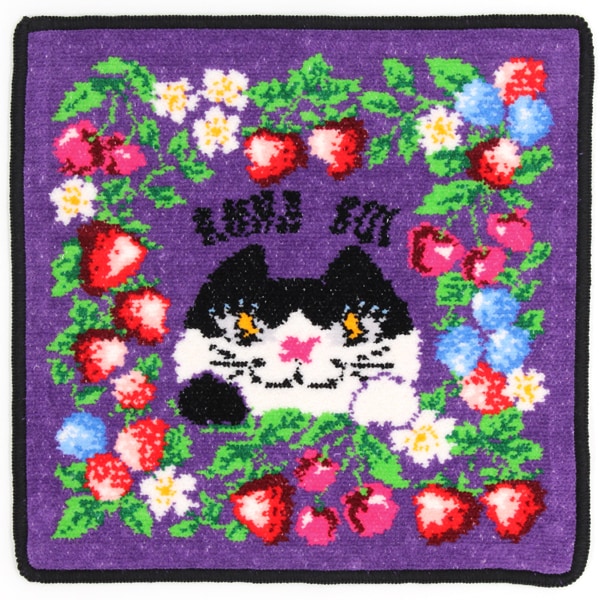 ANNA SUI (アナスイ) タオルハンカチ レディース (綿100％ / 痒 25cm) ハンカチタオル ハンドタオル 婦人