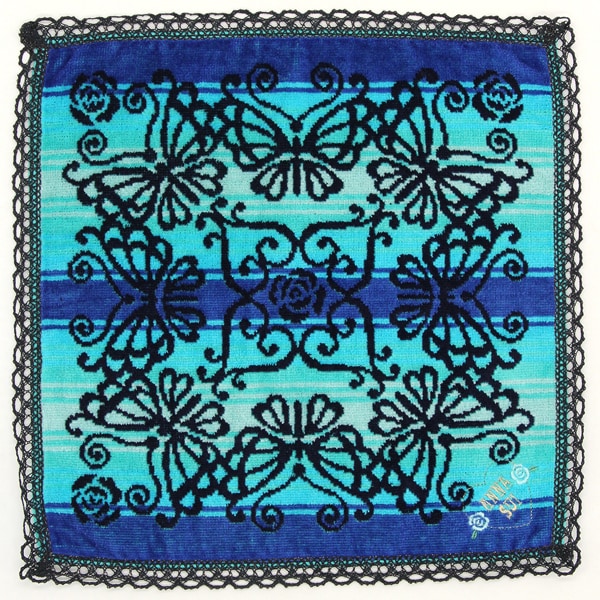 アナスイ 大判 レース タオルハンカチ（約30cm） グラデーション