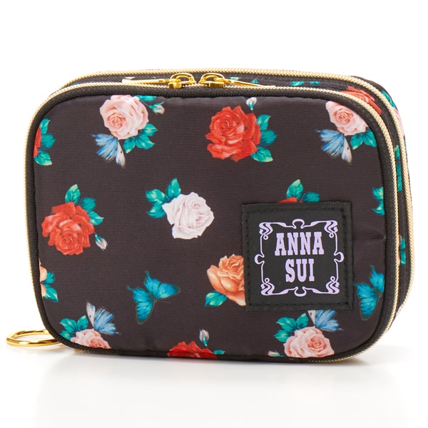 【レア】ANNA SUI-アナスイ【廃版】Cardケース&ガマ口ポーチ★新品 ANNA SUI アナスイ 小物 レディース カードケース ダリア マルチ