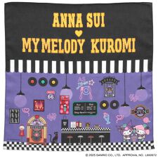 アナスイ × マイメロディ クロミ　プリントハンカチ　マイメロディ・クロミ　ショップ