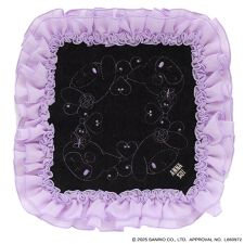 アナスイ × マイメロディ クロミ　大判　タオルハンカチ（28cm）ギャザーフリル