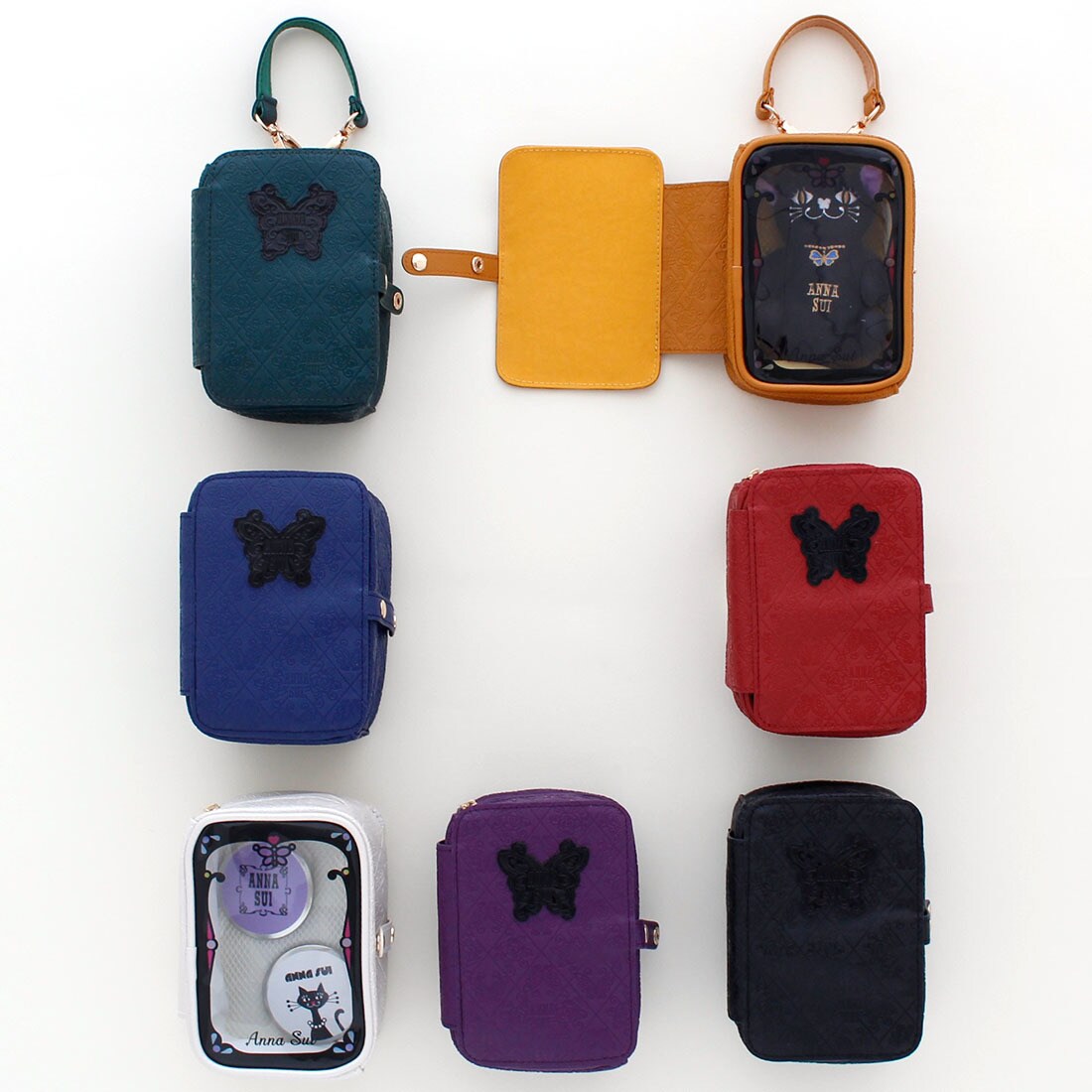 【新品タグ付】ANNA SUI mini コスメポシェット だまし絵トレーナー 新品タグ付】ANNA SUI mini コスメポシェット だまし絵トレ