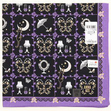 アナスイ　プリントハンカチ　ブティック柄　【ANNA SUI】