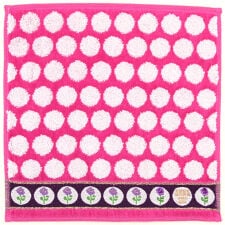 アナスイ　タオルハンカチ　ローズドット　【ANNA SUI】