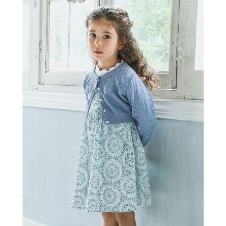 カバリエレ アズーロ フローラル ディッシュ ドビー プリント サッカー ワンピース ９０ １５０ｃ ベベ Bebe ファッション通販 マルイウェブチャネル Cb001 258 57 01