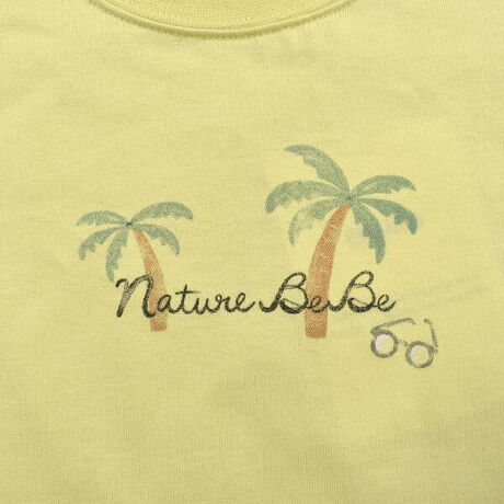 手書き イラスト 風 ヤシの木 サングラス チェック ドッキング ｔシャツ ８０ １００ｃｍ ベベ Bebe 1135 ファッション通販 マルイウェブチャネル