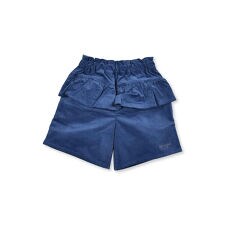 ペプラム　フリル　シャツコール　シンプル　ショートパンツ　（１００～１５０ｃｍ）